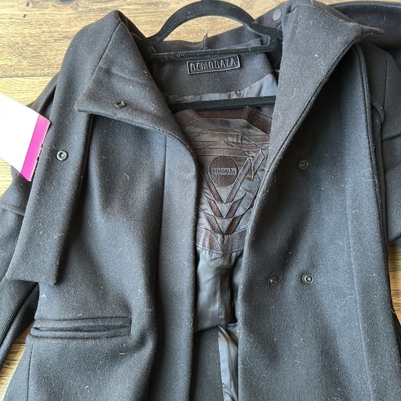 NWT Demobaza black jacket wool & cashmere jacket -xxs - Picture 5 of 11